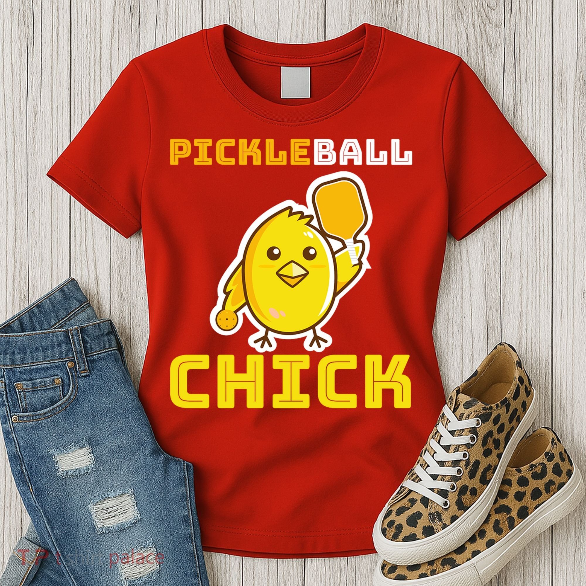 Funny Pickleball Chick Women's T-Shirt