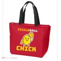 Funny Pickleball Chick Tote Bag thumb 3