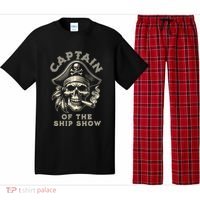 Funny Pontoon Captain Motor Boat Dad Pirate Graphic Gift Pajama Set thumb 0