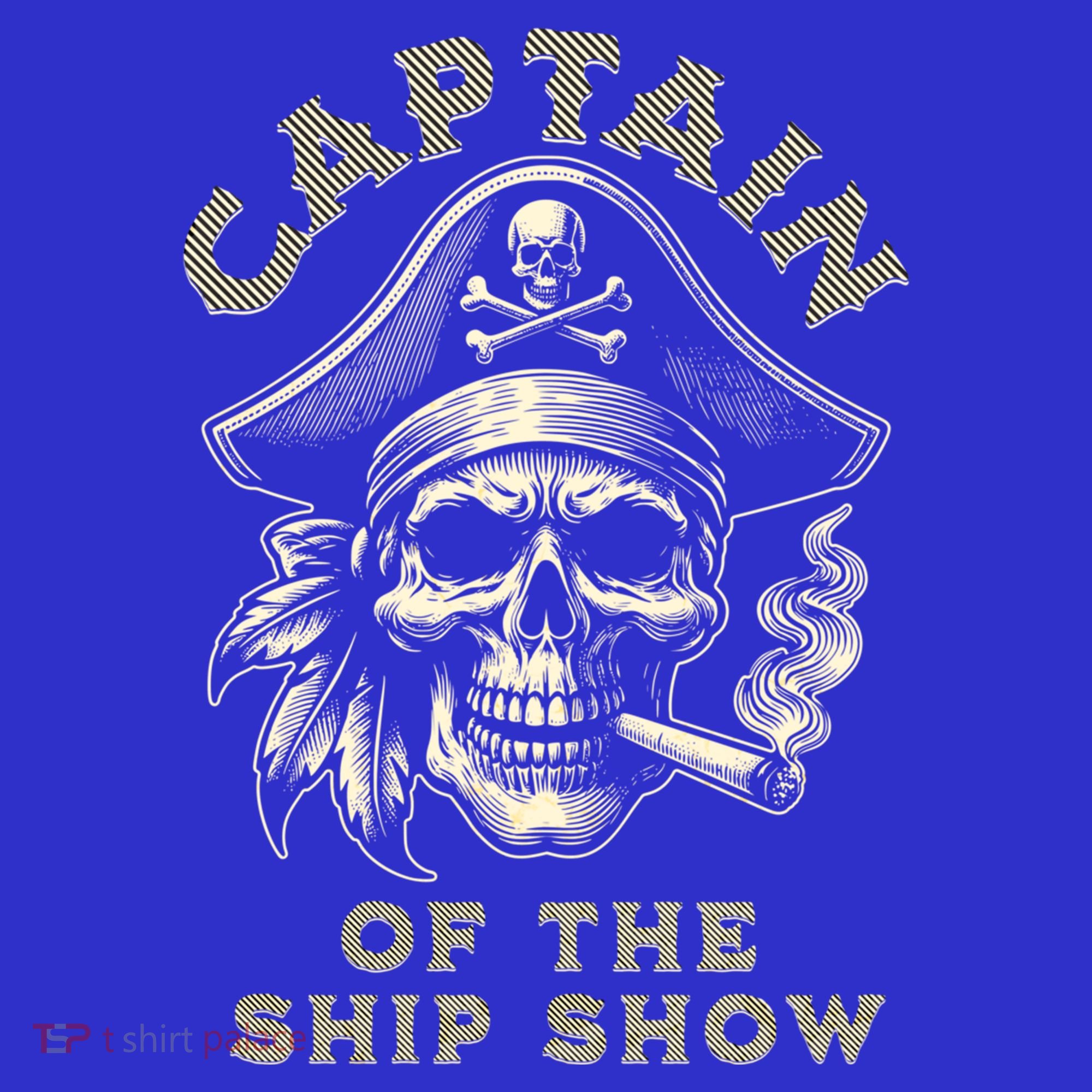 Funny Pontoon Captain Motor Boat Dad Pirate Graphic Gift Sweatshirt