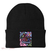 Floral Preppy Coquette Bow ER Nurse Stethoscope Nursing Beanie thumb 0