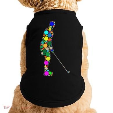 Funny Polka Dot Golf Lover September 15th Dot Day Doggie Tank