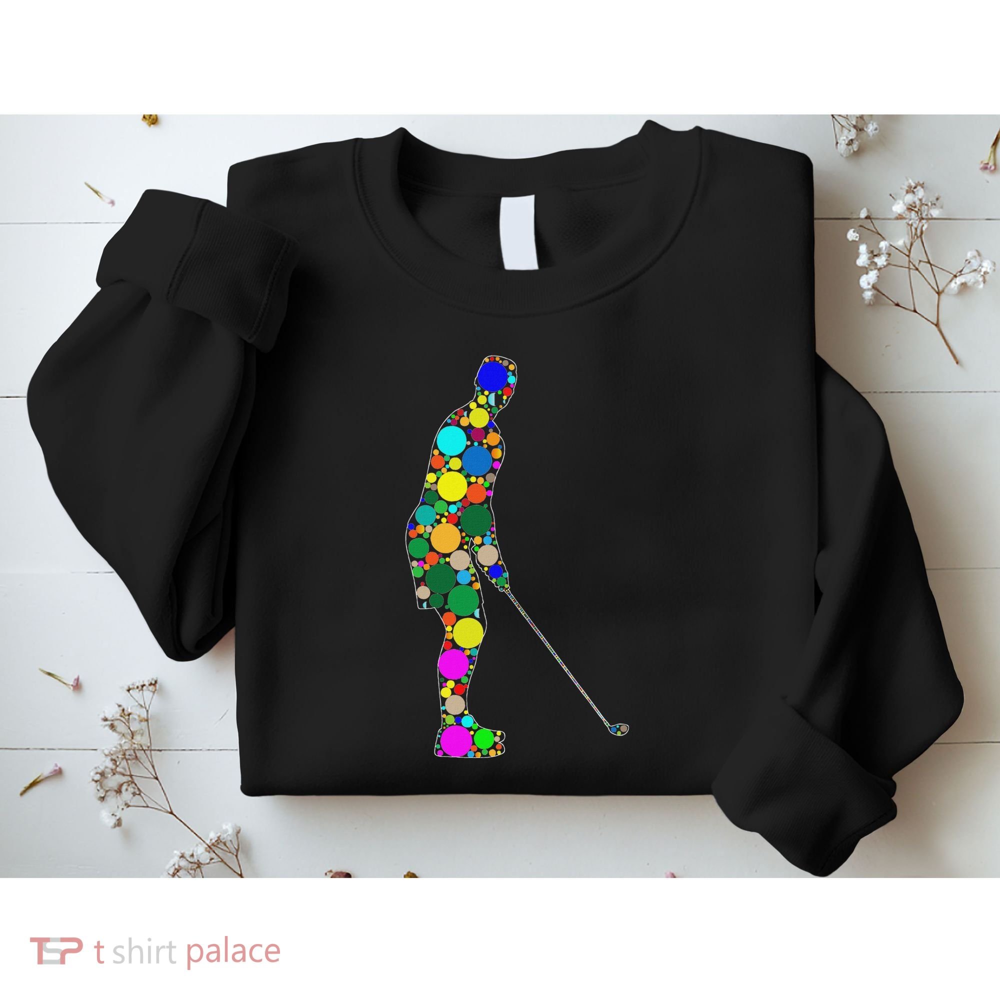 Funny Polka Dot Golf Lover September 15th Dot Day Sweatshirt