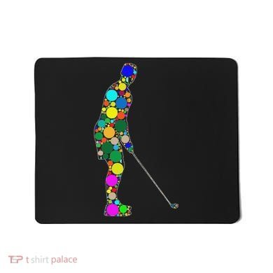 Funny Polka Dot Golf Lover September 15th Dot Day Mousepad