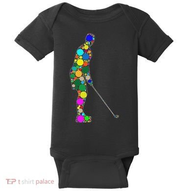 Funny Polka Dot Golf Lover September 15th Dot Day Baby Bodysuit