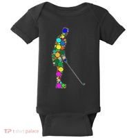 Funny Polka Dot Golf Lover September 15th Dot Day Baby Bodysuit thumb 0
