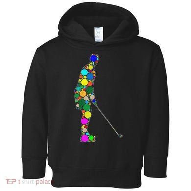 Funny Polka Dot Golf Lover September 15th Dot Day Toddler Hoodie