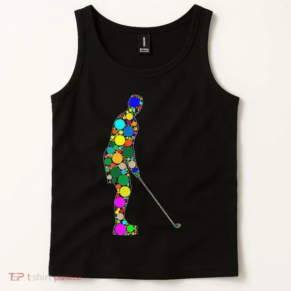 Funny Polka Dot Golf Lover September 15th Dot Day Tank Top