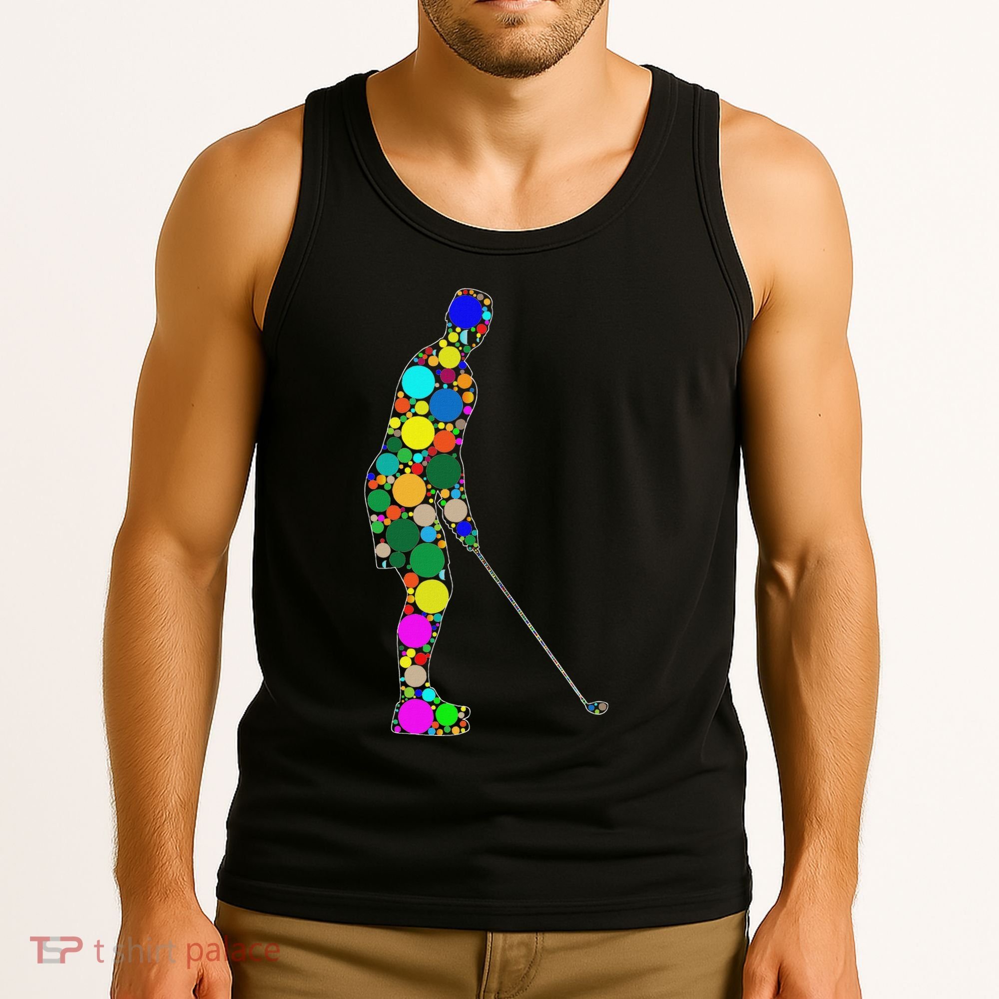 Funny Polka Dot Golf Lover September 15th Dot Day Tank Top