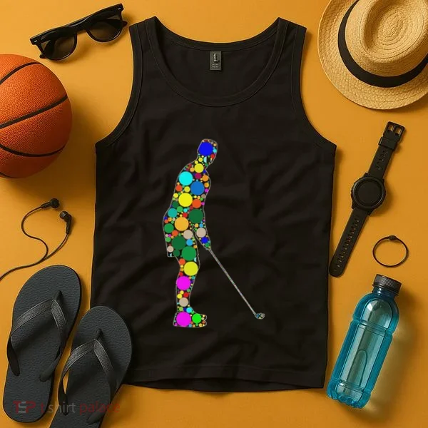 Funny Polka Dot Golf Lover September 15th Dot Day Tank Top