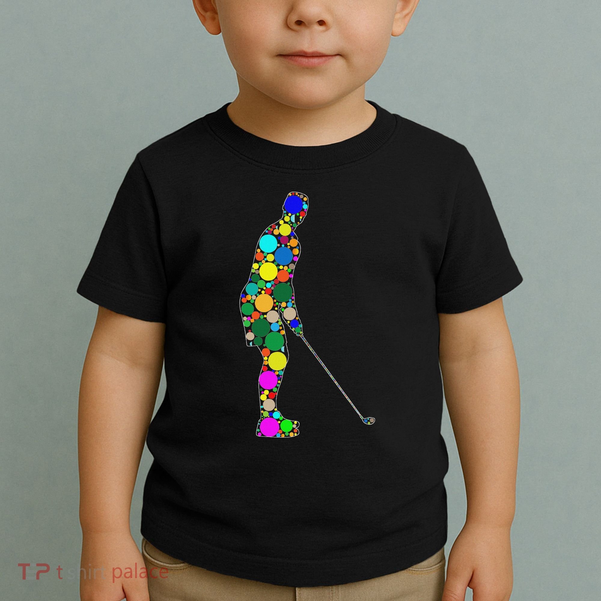Funny Polka Dot Golf Lover September 15th Dot Day Toddler T-Shirt