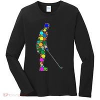 Funny Polka Dot Golf Lover September 15th Dot Day Women's Long Sleeve Shirt thumb 0