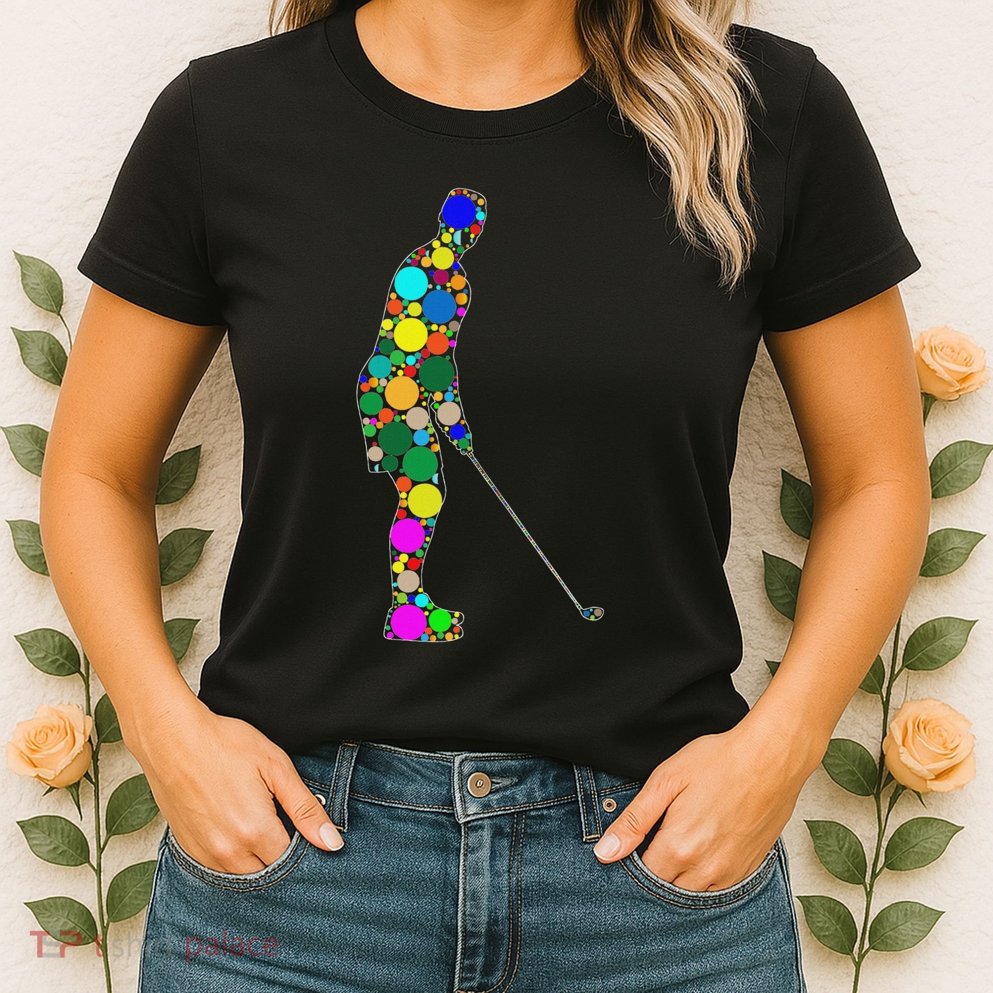 Funny Polka Dot Golf Lover September 15th Dot Day Women's T-Shirt
