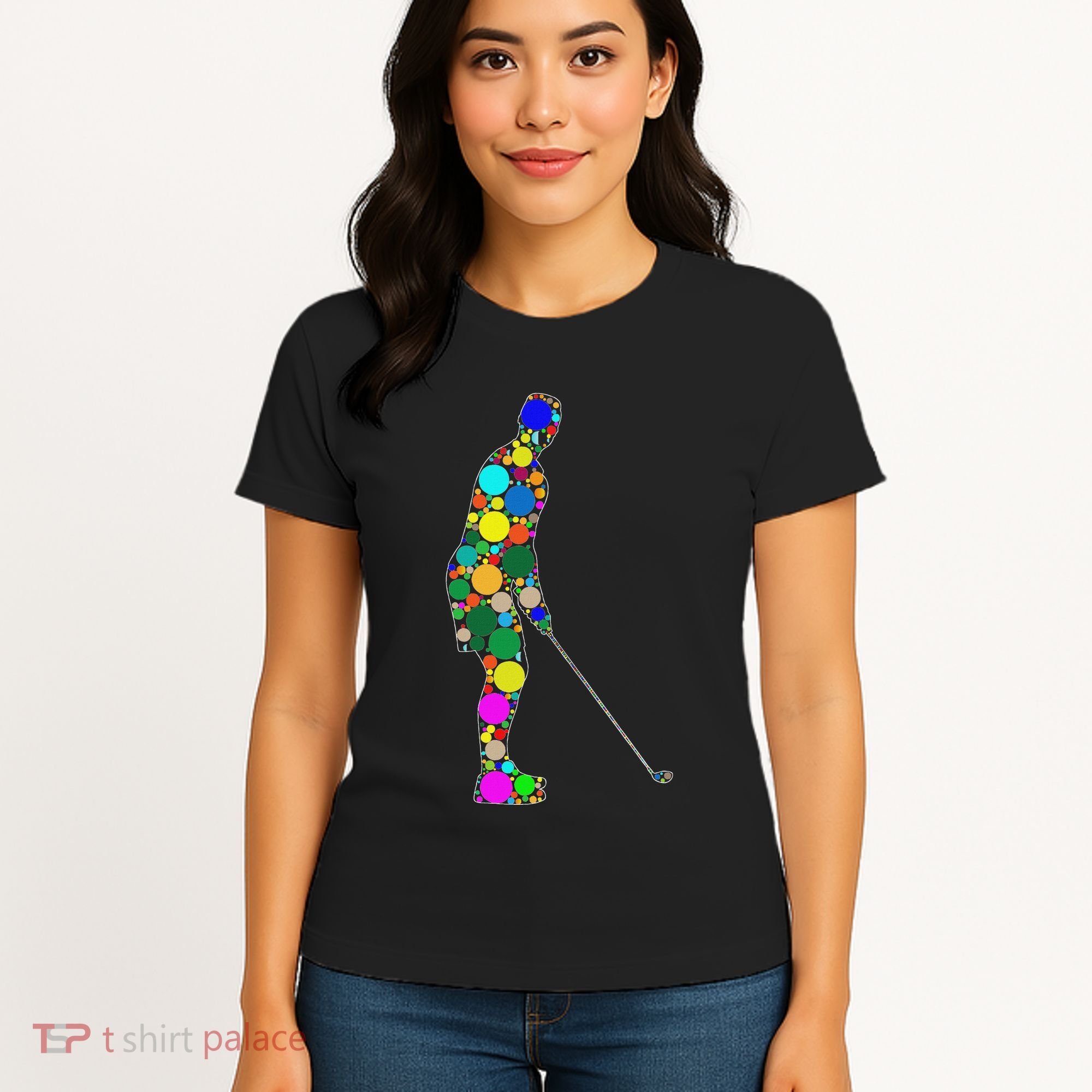 Funny Polka Dot Golf Lover September 15th Dot Day Women's T-Shirt
