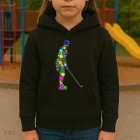 Funny Polka Dot Golf Lover September 15th Dot Day Kids Hoodie thumb 3