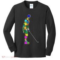 Funny Polka Dot Golf Lover September 15th Dot Day Kids Long Sleeve Shirt thumb 0