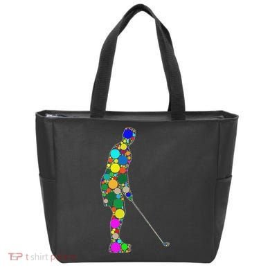 Funny Polka Dot Golf Lover September 15th Dot Day Tote Bag
