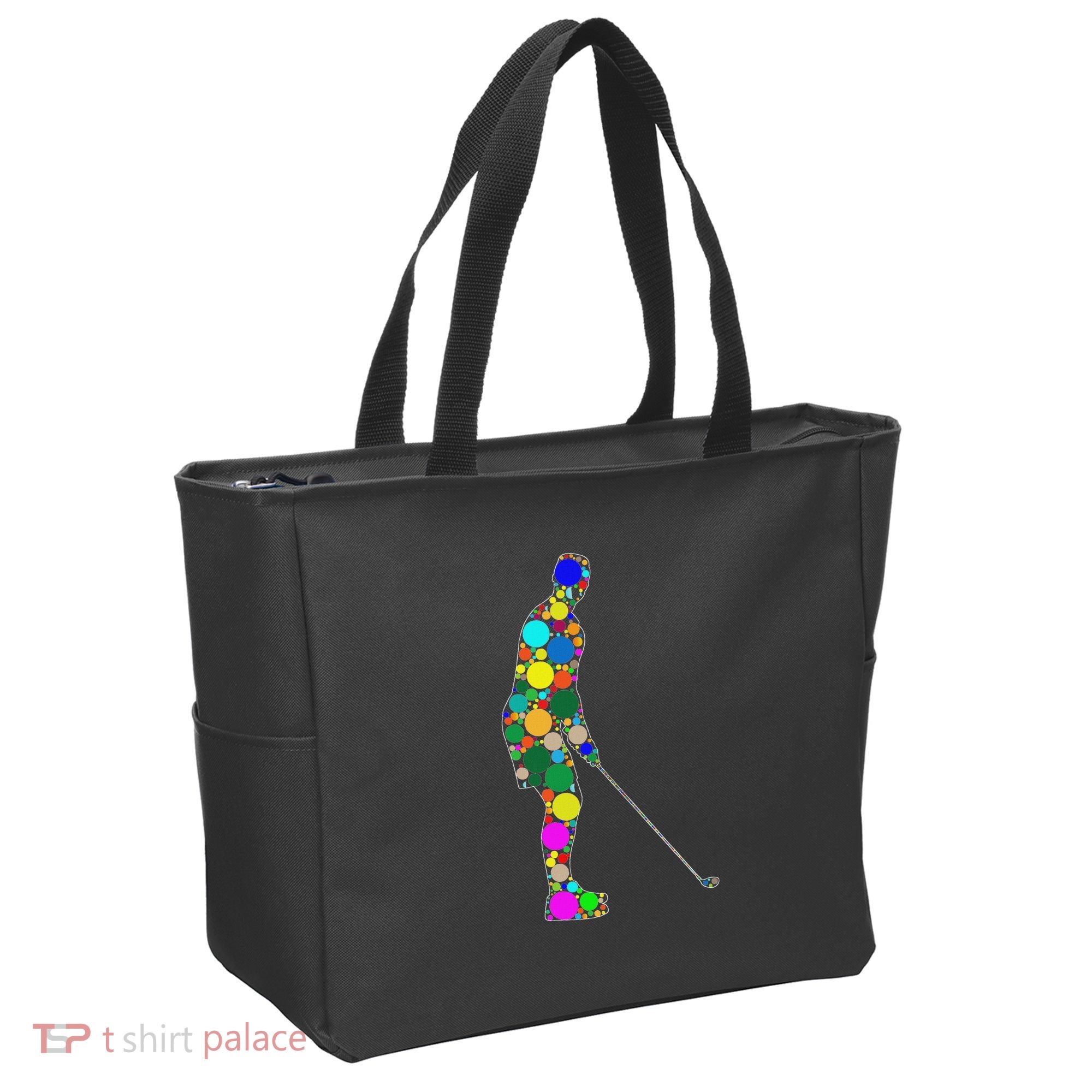 Funny Polka Dot Golf Lover September 15th Dot Day Tote Bag