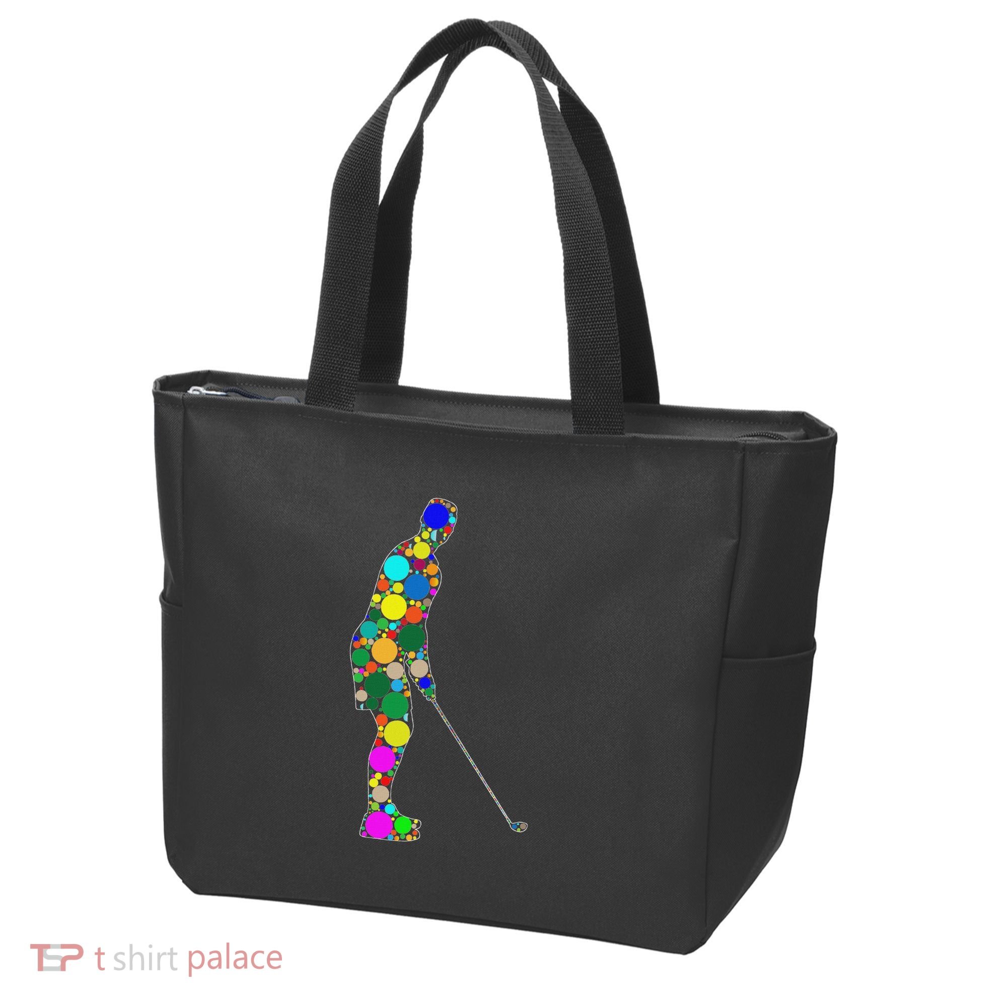 Funny Polka Dot Golf Lover September 15th Dot Day Tote Bag
