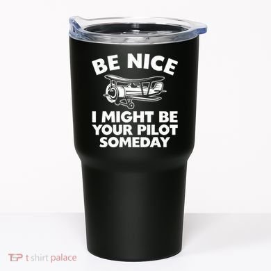 Funny Pilot Design For Aviation Airplane Pilot Tumbler