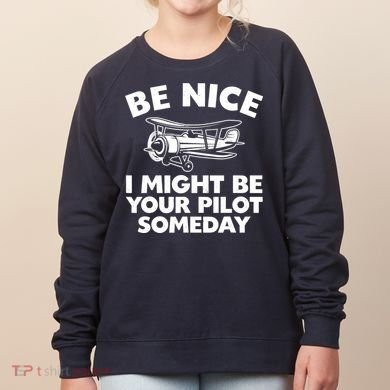 Funny Pilot Design For Aviation Airplane Pilot Women's Sweatshirt
