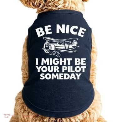 Funny Pilot Design For Aviation Airplane Pilot Doggie Tank