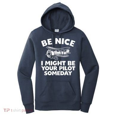 Funny Pilot Design For Aviation Airplane Pilot Women's Hoodie