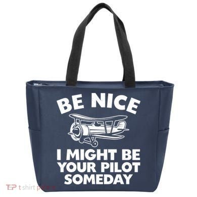 Funny Pilot Design For Aviation Airplane Pilot Tote Bag