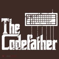 Funny Programmer Dad Gift The Codefather Vintage Coder T-Shirt thumb 7
