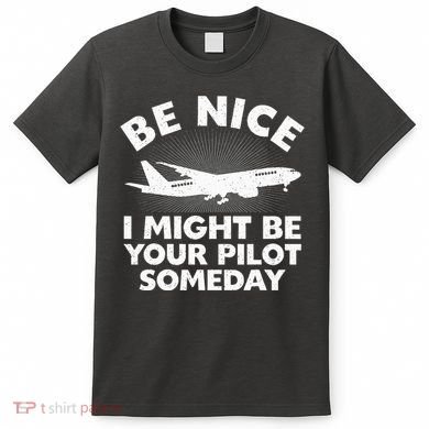 Funny Pilot Design Aviation Airplane Pilot T-Shirt
