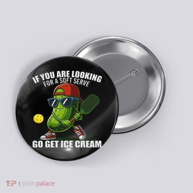 Funny Pickleball Design Funny Pickle Pickleball Button