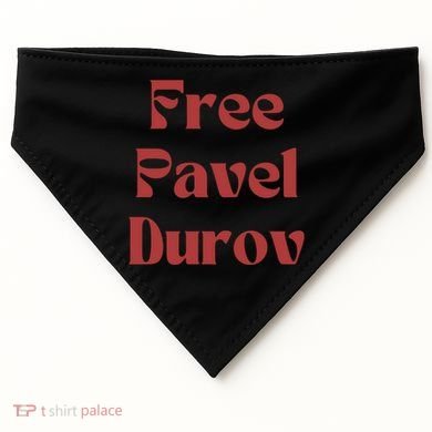 Free Pavel Durov USA-Made Doggie Bandana
