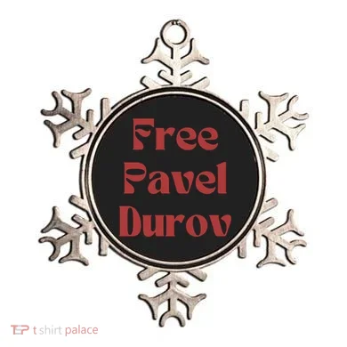 Free Pavel Durov Ornament