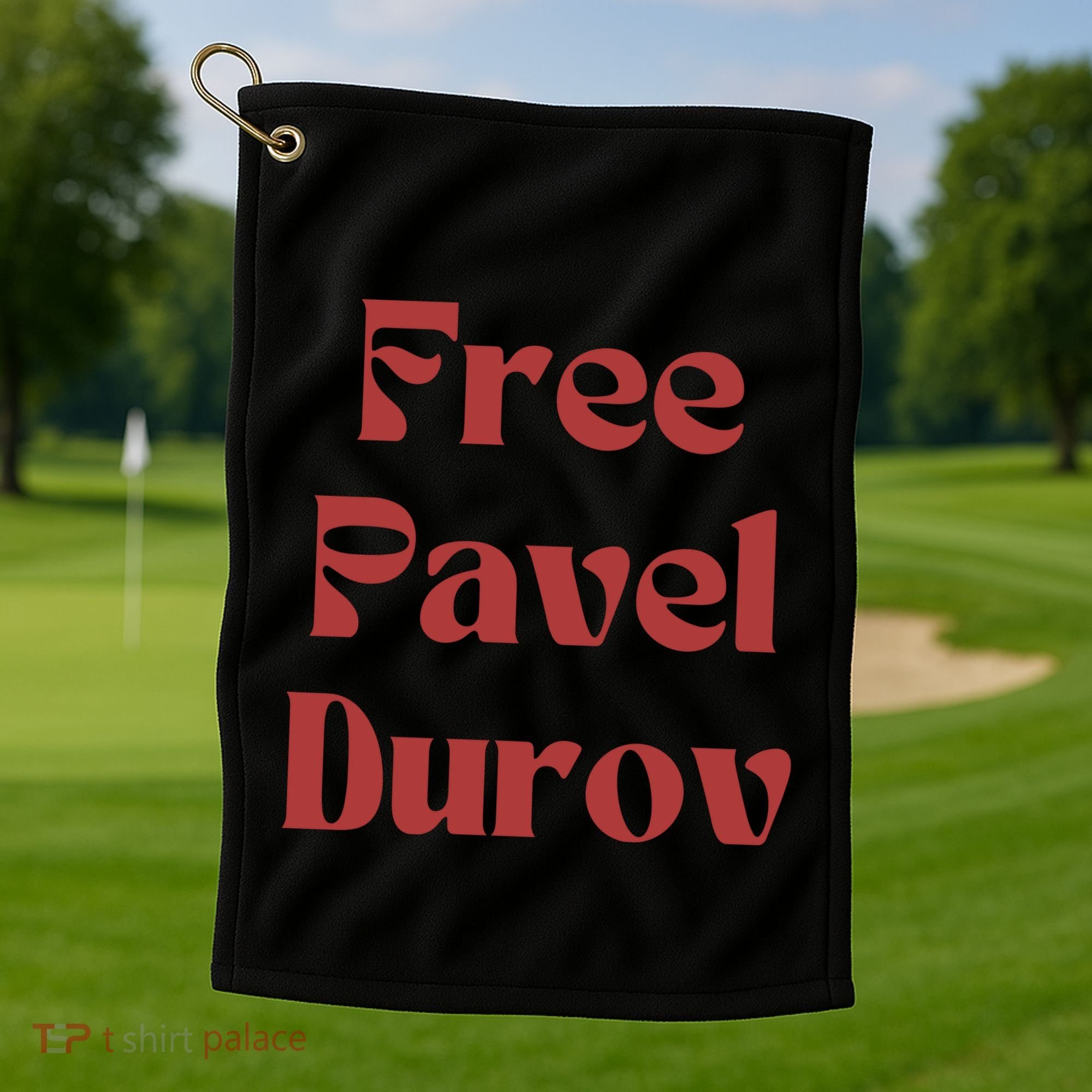 Free Pavel Durov Golf Towel