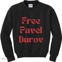 Free Pavel Durov Kids Sweatshirt thumb 0