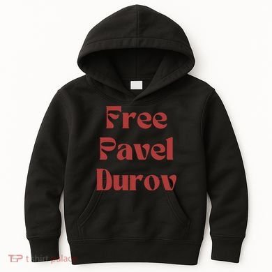 Free Pavel Durov Kids Hoodie