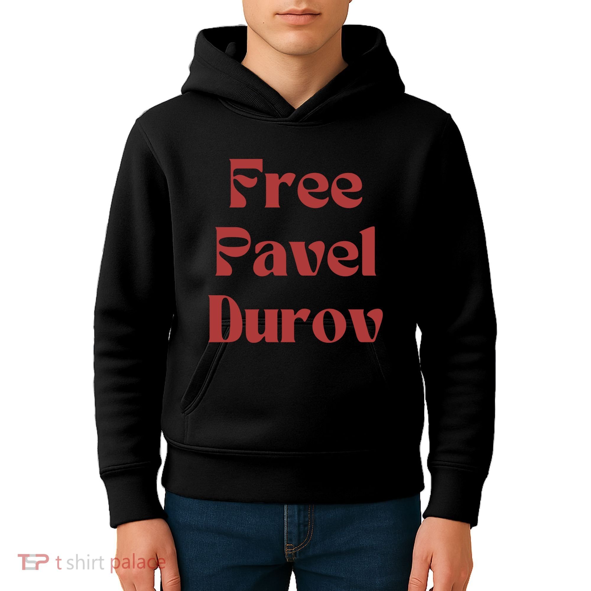 Free Pavel Durov Kids Hoodie