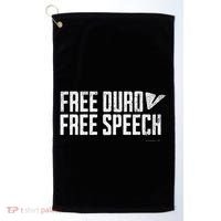 Free Pavel Durov Telegram Free Speech Golf Towel thumb 0