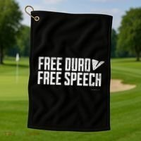 Free Pavel Durov Telegram Free Speech Golf Towel thumb 1