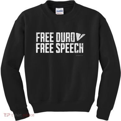 Free Pavel Durov Telegram Free Speech Kids Sweatshirt
