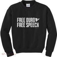 Free Pavel Durov Telegram Free Speech Kids Sweatshirt thumb 0