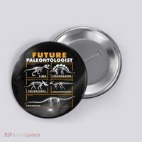 Future Paleontologist Dinosaur Fossil Paleontology Button thumb 0