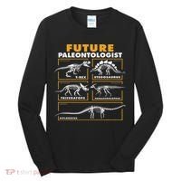 Future Paleontologist Dinosaur Fossil Paleontology Tall Long Sleeve Shirt thumb 0