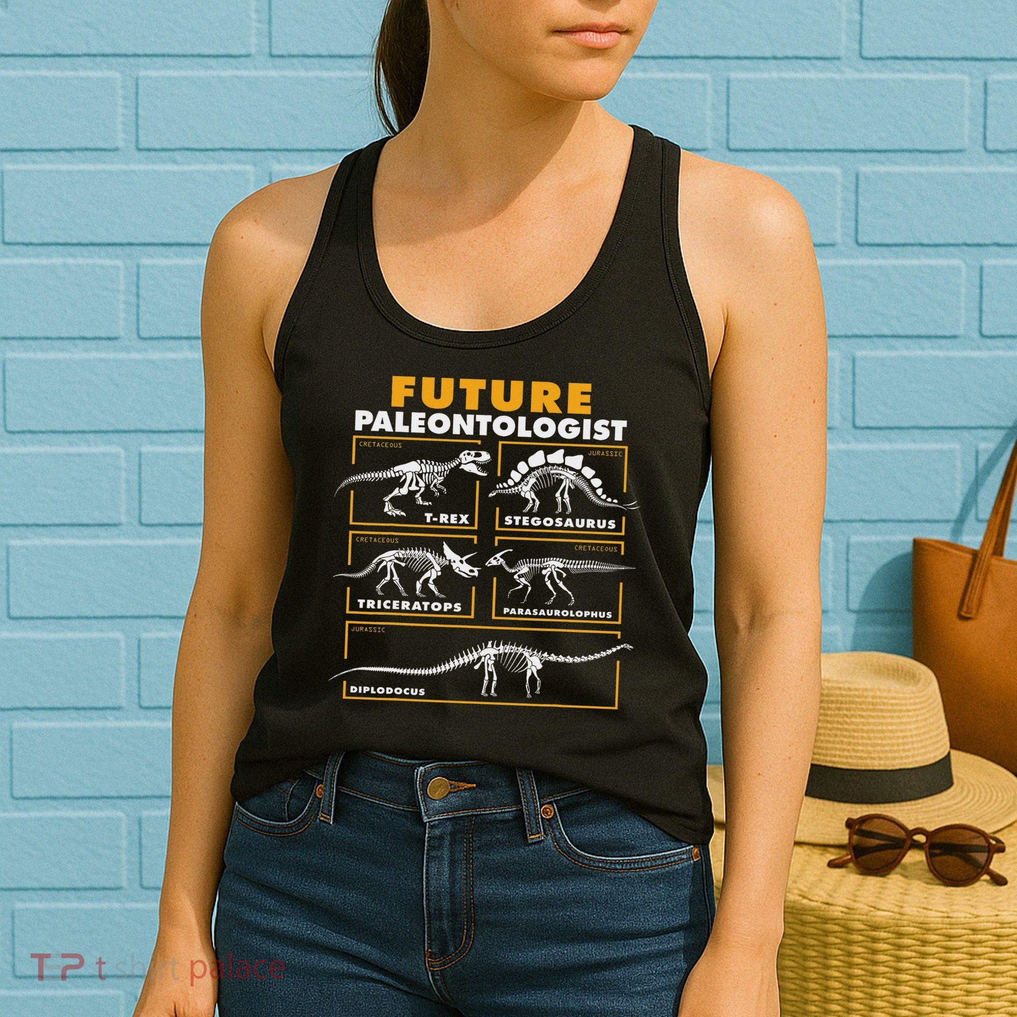 Future Paleontologist Dinosaur Fossil Paleontology Women's Tank Top