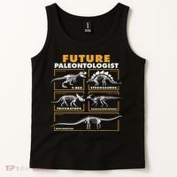 Future Paleontologist Dinosaur Fossil Paleontology Tank Top thumb 2