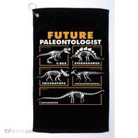 Future Paleontologist Dinosaur Fossil Paleontology Golf Towel thumb 0