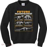 Future Paleontologist Dinosaur Fossil Paleontology Kids Sweatshirt thumb 0