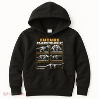 Future Paleontologist Dinosaur Fossil Paleontology Kids Hoodie thumb 0