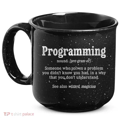 Funny Programmer Definition Debugger Computer Programmer Cute Gift 15oz Campfire Ceramic Mug