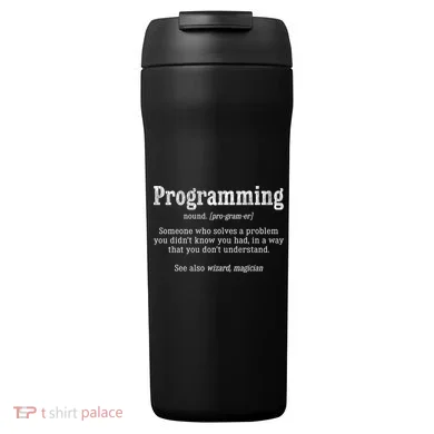 Funny Programmer Definition Debugger Computer Programmer Cute Gift 24oz Duet Stainless Steel Tumbler